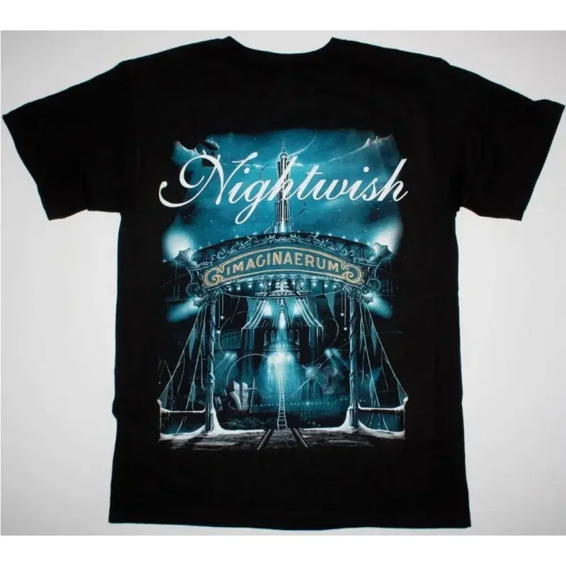 

2024 long or short sleeves NIGHTWISH IMAGINAERUM 2011 SYMPHONICReprint Short Sleeve Cotton T-shirt anime clothes man