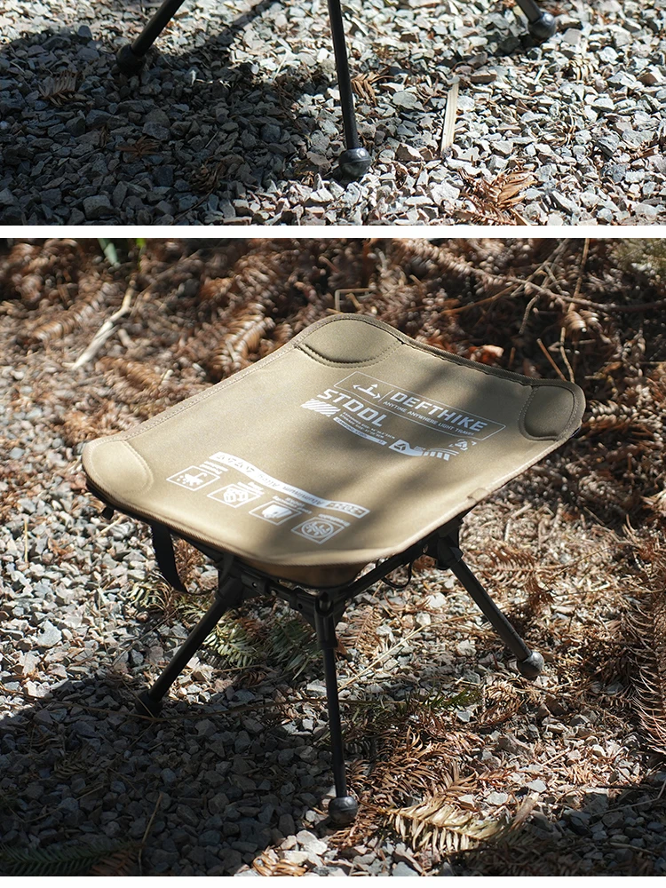 Defthike Offizieller Klappstuhl Campingstuhl Aluminiumlegierung Hohe Belastbarkeit Outdoor Tragbarer Stuhl Heim- und Strandstuhl – Detail 4
