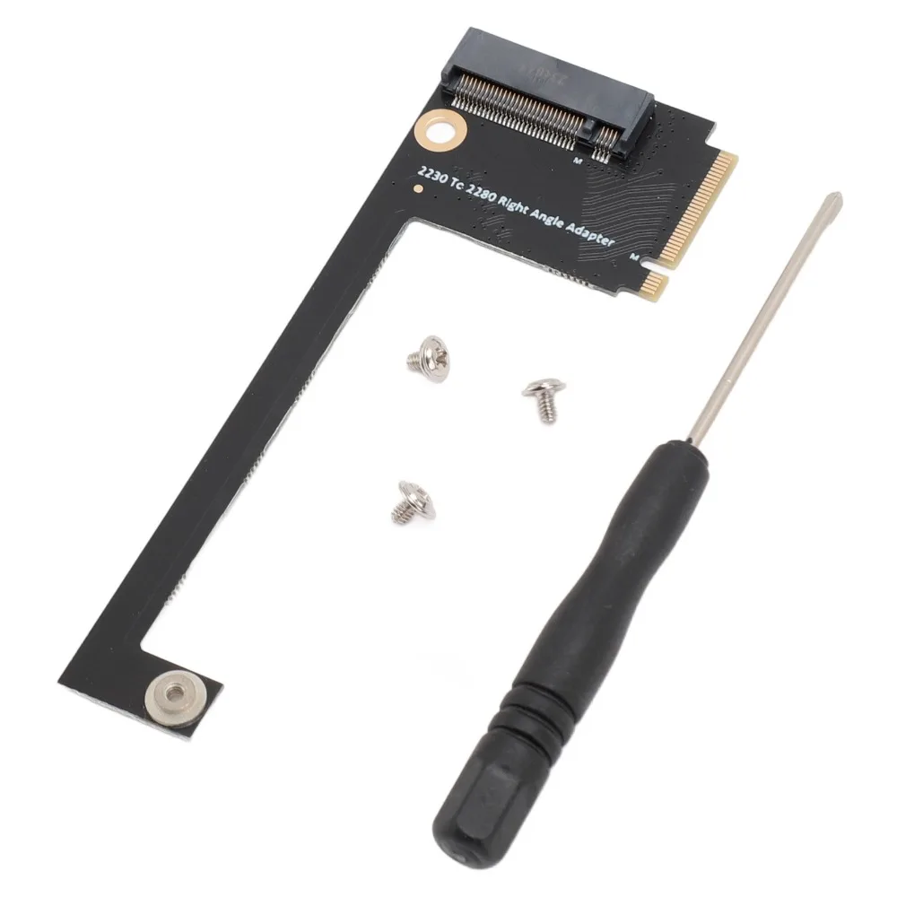 

Плата расширения SSD на 90 градусов, высокопроизводительный стабильный адаптер с золотыми контактами для портативной консоли Rog Ally, преобразование 2230 в 2280