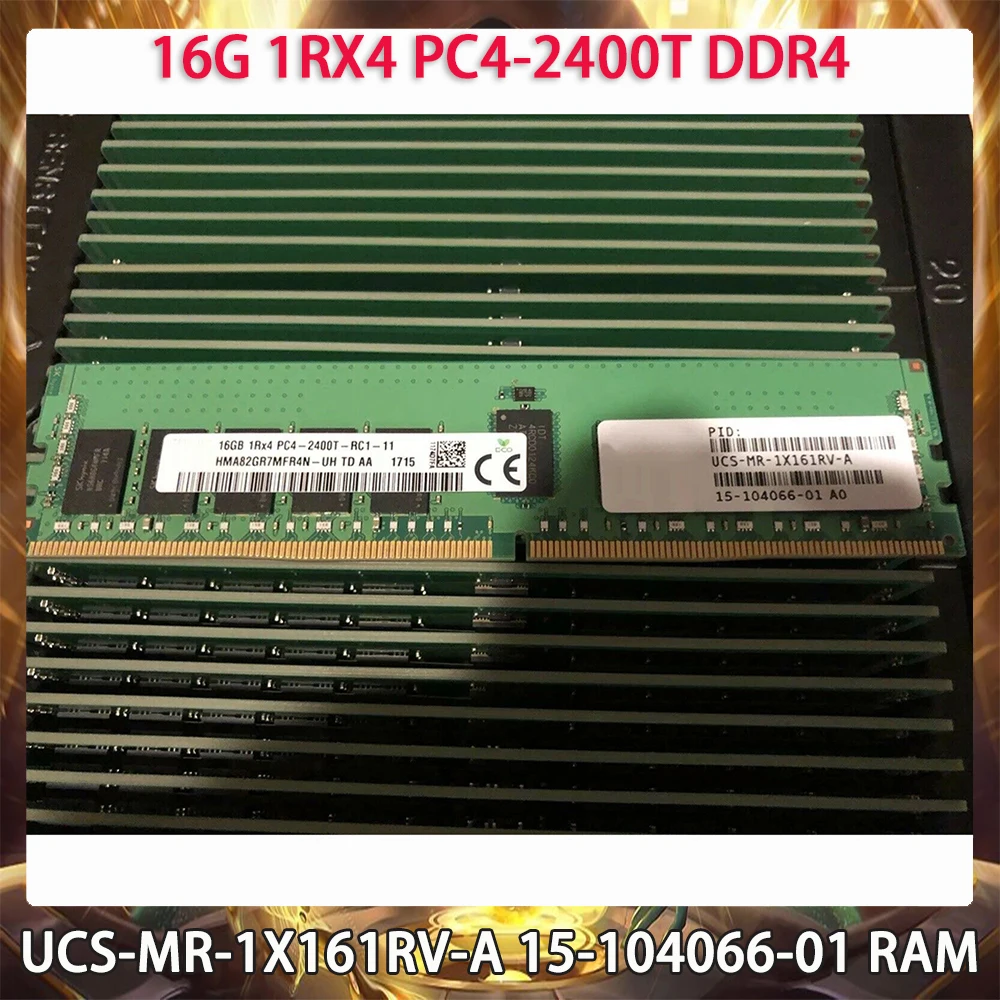 RAM For Cisco 16GB DDR4 2400MHz 1RX4 PC4-2400T UCS-MR-1X161RV-A 15-104066-01 Server Memory Works Perfectly Fast Ship