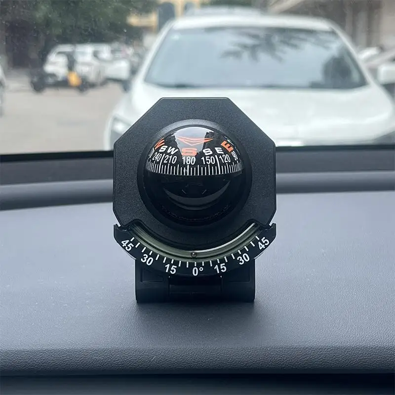 

Автомобильный компас, автомобильный компас с измерителем наклона, автомобильный компас, шар, аксессуары для приборной панели автомобиля, универсальный компас для автомобиля, грузовика