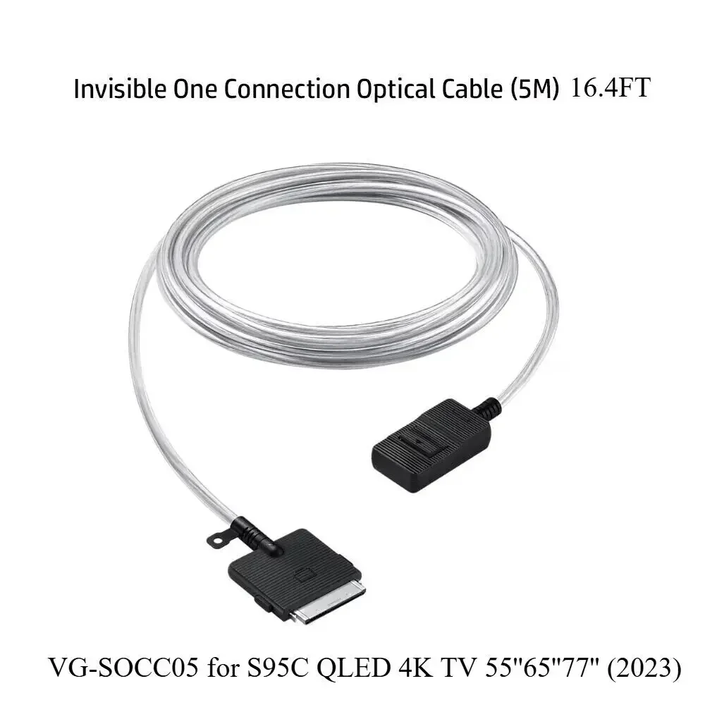 

Brand NEW VG-SOCC05 5M Invisible One Connection Cable Compatible with Samsung FOR 55''65''77'' QN55S95DAF QN65S95DAF QN77S95DAF