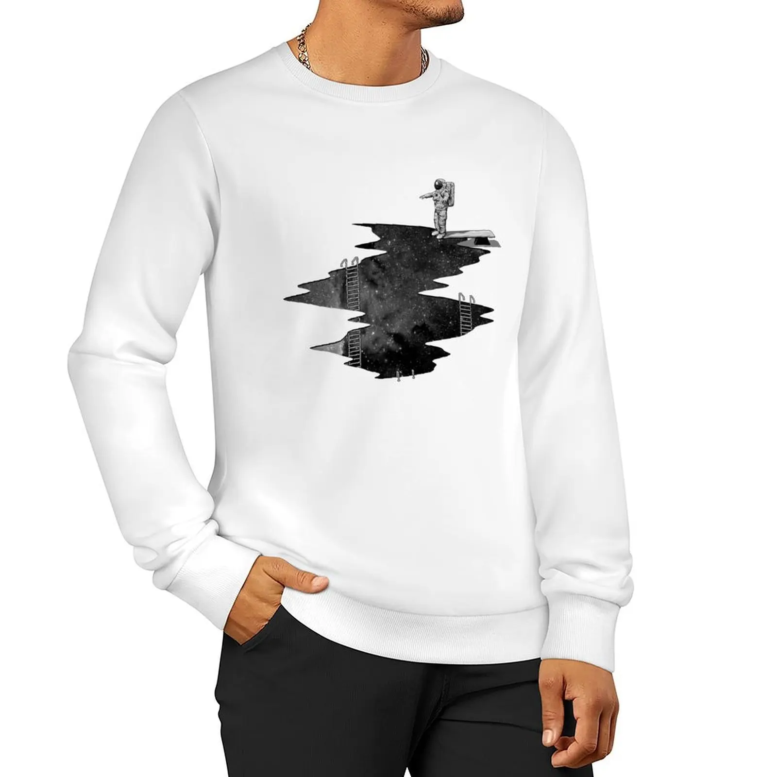 

Space Diving Sweatshirt anime clothing tracksuit men men's clothing men's sweatshirt