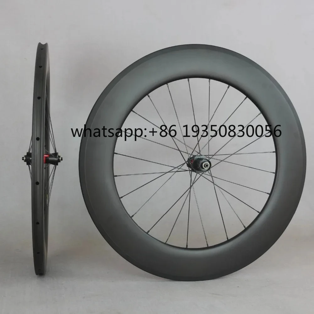 

Aero Bicycle Carbon Wheel Tubular Clincher Tubeless Rim Road Bike with new Hub 88mm wheels