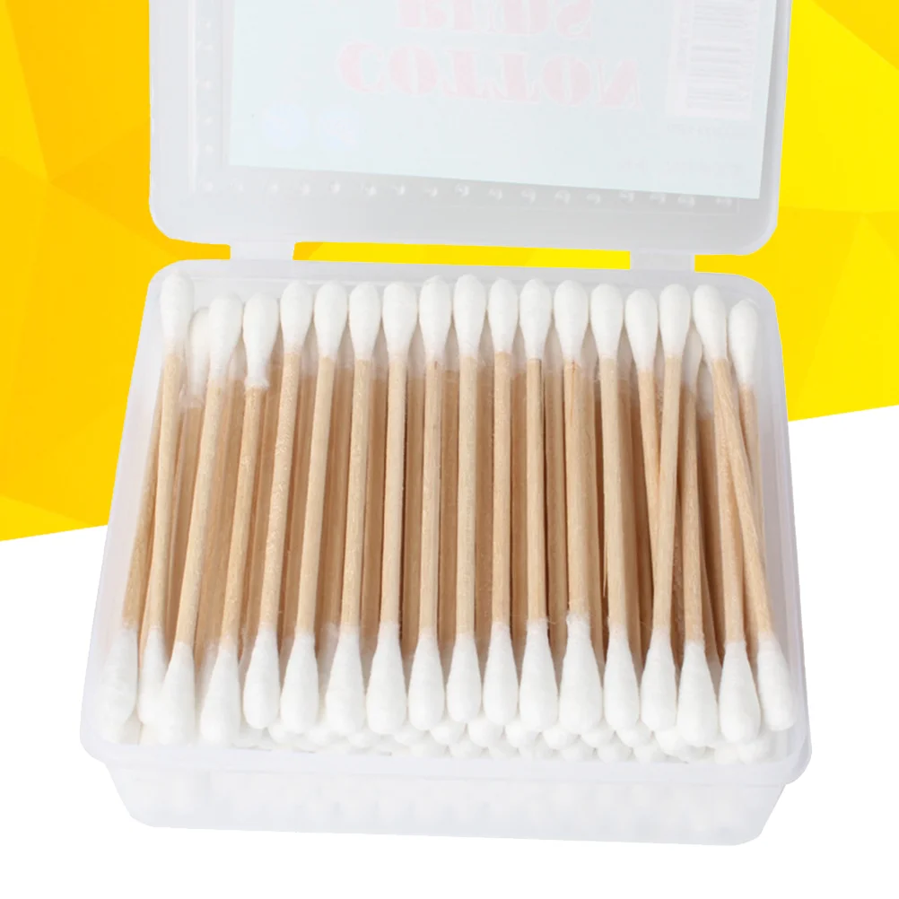 

Double Tipped Cotton Swabs Applicator Multipurpose Cotton Buds Swab for Beauty Makeup Cleaning Remover