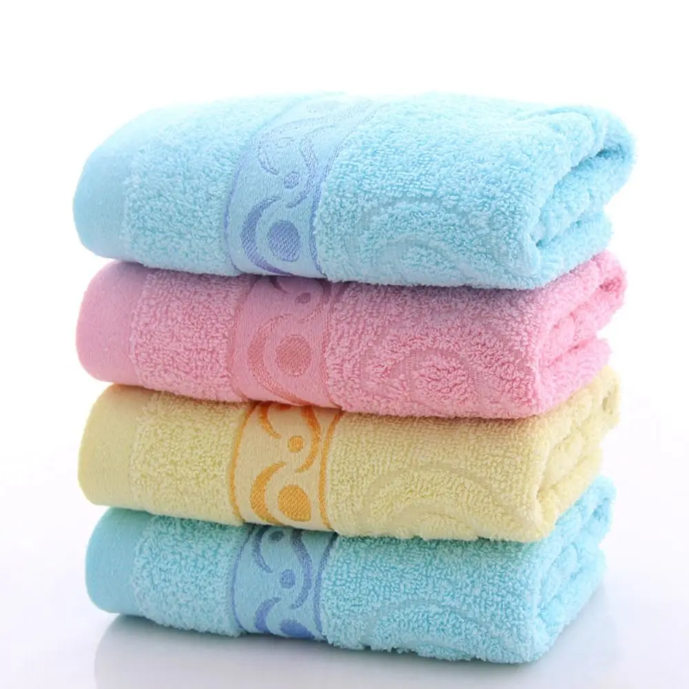 Bathroom Blanket Supplies 33x73cm Ruyi Wavy Bath Towel Luxury Cotton Couple Face Towel Quick-drying Soft Hand Towel Household