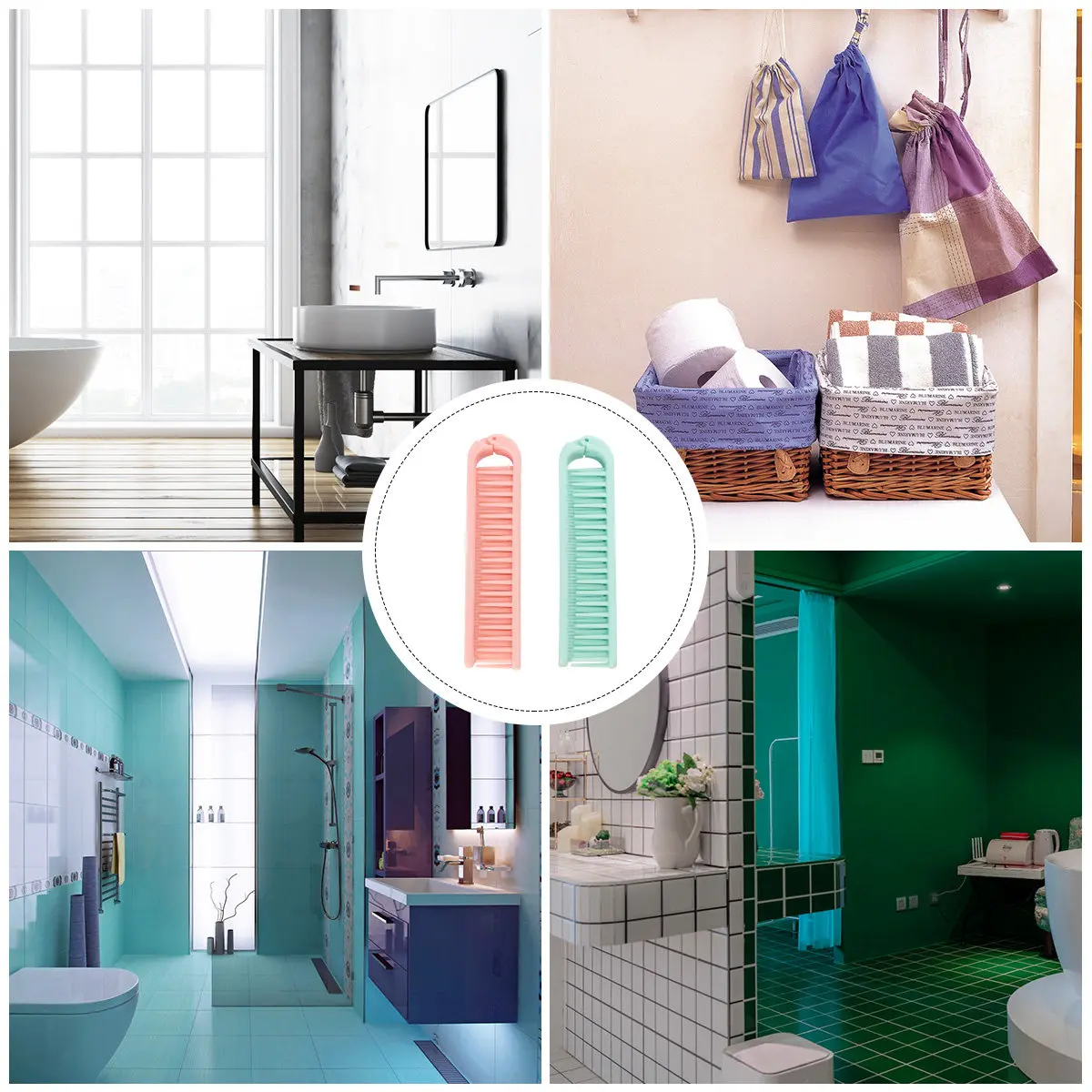 

Набор из 3 мини-расчесок для путешествий: складные, с двойными зубцами, нескользящие, из полипропилена, для густых и вьющихся волос, помещаются в сумку, карман или клатч