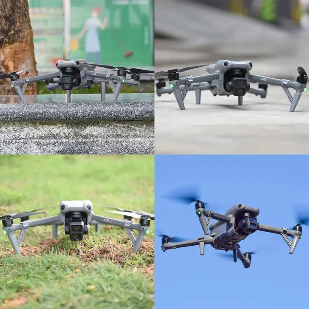 معدات الهبوط خفيفة الوزن لـ DJI Air 3 زيادة قوس التوسع الموسعة الساق ABS ملحقات الطائرة بدون طيار لـ DJI Air 3