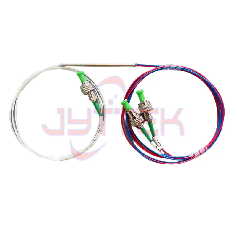 1x2  Dual-Window 1310/1550nm Single Mode Fiber Optic Couplers 50:50 Split FC/APC Connector