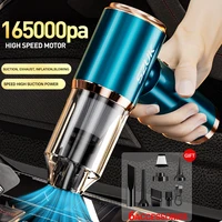 SZUK Portable Car Vacuum Cleaner 165000Pa Powerful Wireless Vacuum Cleaner Strong Suction Handheld Mini Vacuum Cleaner for Car 6