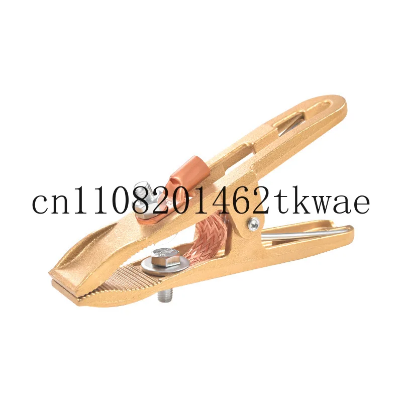 1PCS 300A Grounding Clamp A-shaped Heavy Duty Earth Clamp Antioxidant Brass Multipurpose Welding Ground Clamp for Shipyards