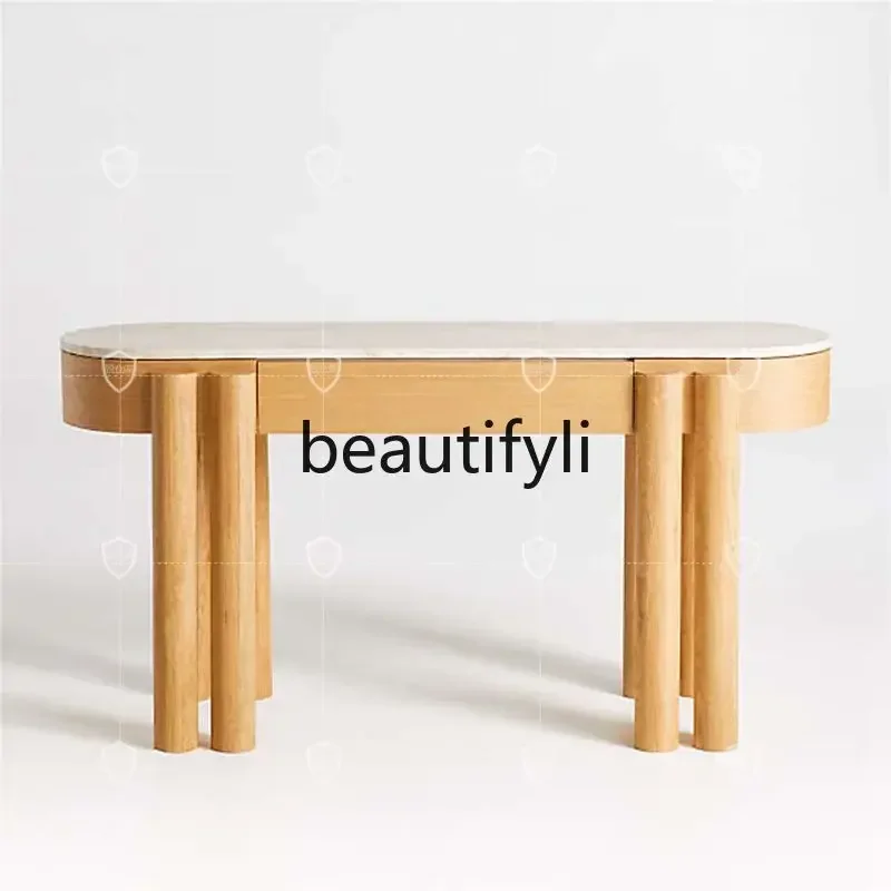 

ssK178 ss25 Nordic Entrance Table Entrance Platform Italian Minimalist Entrance Cabinet Aisle Corridor Storage