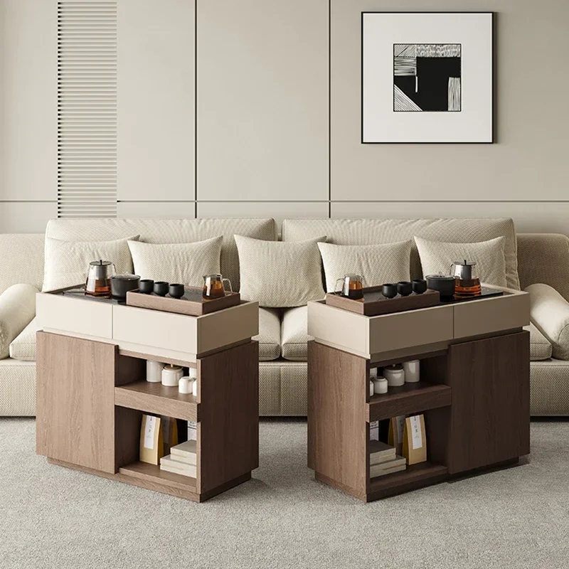 

Customizable Nordic Storage Coffee Table Beauty Trendy Exquisite Glamour Side Space Saving Mesa