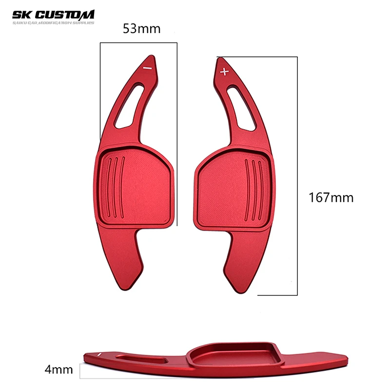 SK CUSTOM Shift Paddle Shifter Extension Steering Wheel Fit For Audi 12-16 TT A3 A4L A5 A6L A7 A8 Q3 S4 S6 S8 Accessories