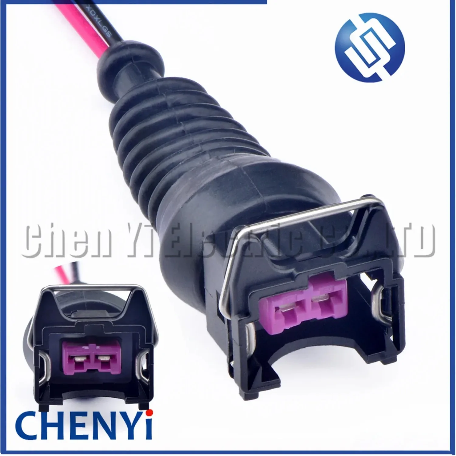 2 Pin female Auto waterproof connector Fuel Injector Wire harness plug 443 906 232 443906232 1284485110