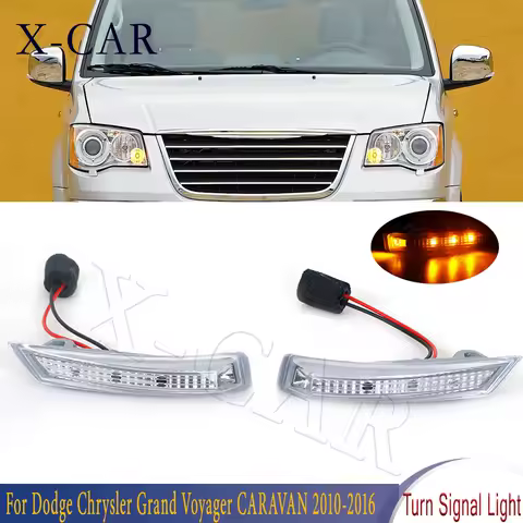 68052079AC 68052078AC For Chrysler Grand Voyager Dodge CARAVAN 2010-2016 Rearview Side Mirror Turn Signal Light Lamp