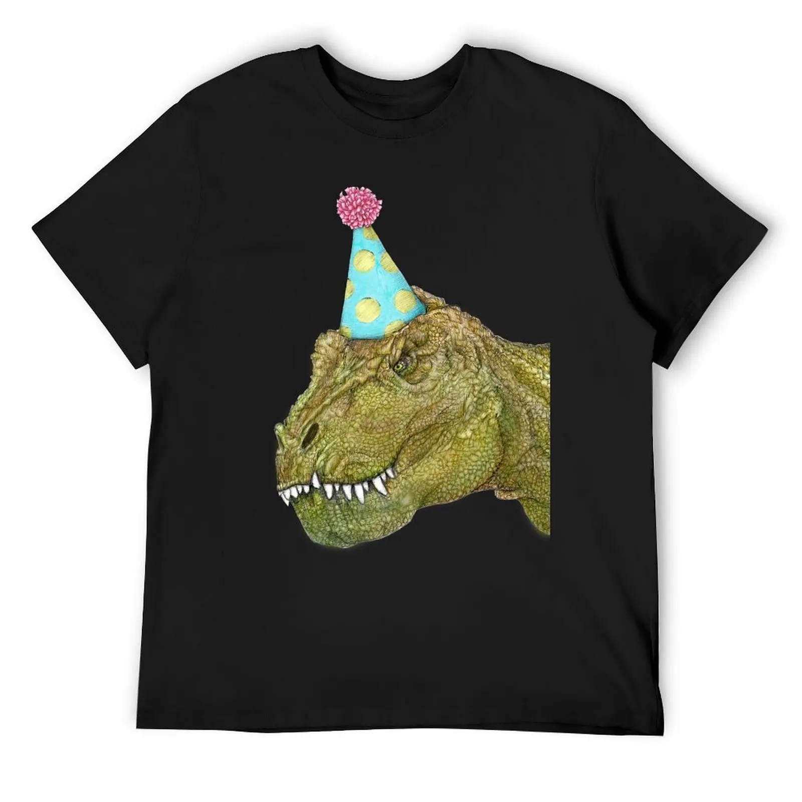 

Party Dinosaur T-Shirt essential t shirt funny gifts animal prinfor boys anime men t shirts high quality