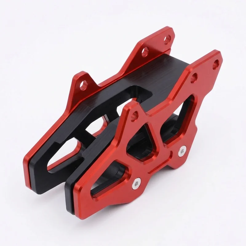 Motorcycle Parts Chain - Guida Catena CNC Anodizzata Rossa Compatibile
