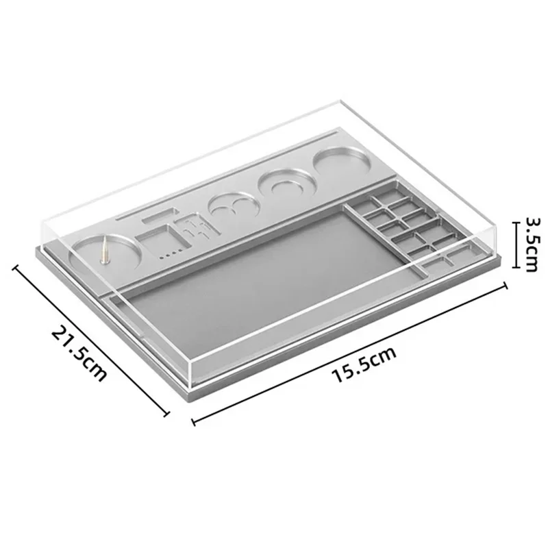 AEE2-Watch Tool Organizer Horlogereparatiebakje Horlogeonderdelen Opbergdoos Organizer Horlogemaker Reparatiegereedschap Opbergvak