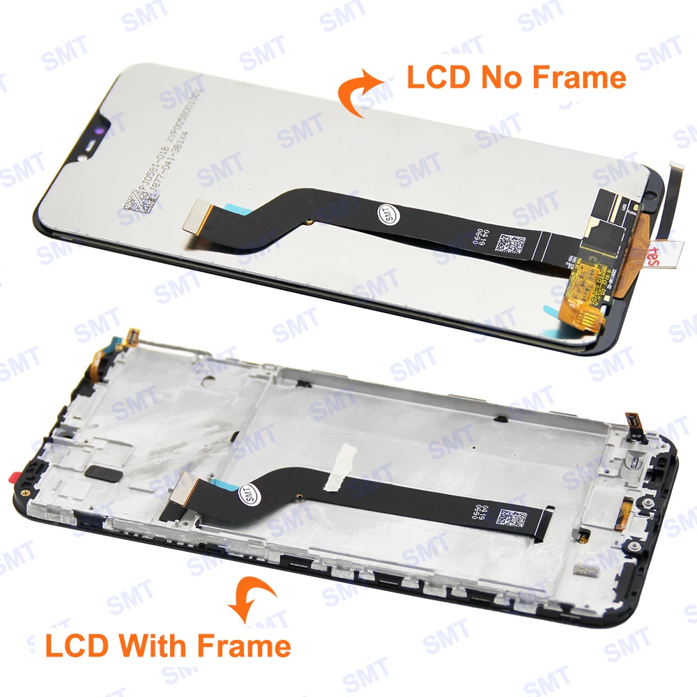 Pantalla LCD táctil de 5,84 pulgadas para Xiaomi Mi A2 Lite, reemplazo de digitalizador para Redmi 6pro, con Marco, M1805D1SG