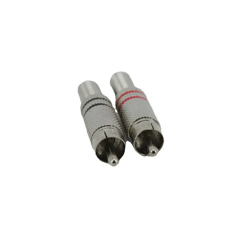 Musical RCA male Sound Silver Plated HIFI Audio Plug Connector Terminal High Quality Speaker Audio Male Connector