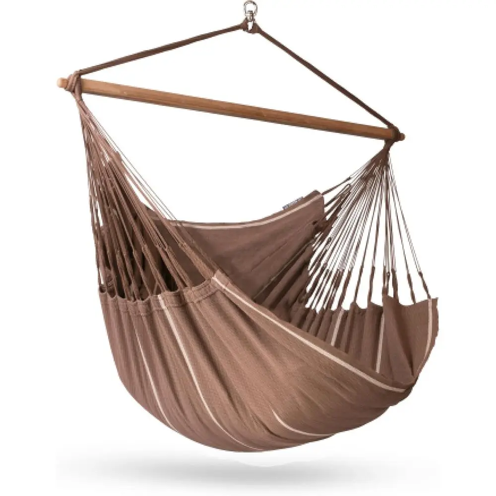 

Large XL Cotton Swing Chair, Outdoor-Friendly Hammock, Bohemian Style, Up to 355 lbs, Charcoal