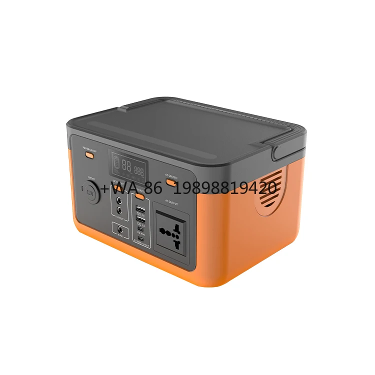 

Portable 1000W LiFePO4 Battery Bank UPS 800W Charge Solar Home Generator MPPT Controller Mobile Power Station for Car Source