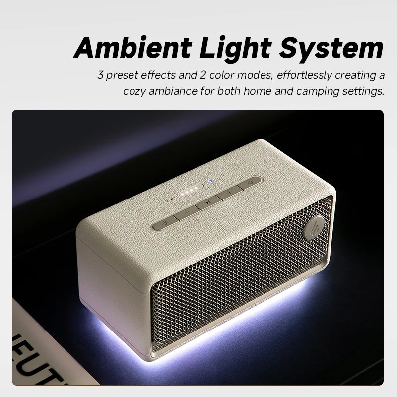 Edifier ES60 ポータブル Bluetooth スピーカーミニサウンドボックスワイヤレスサウンドバー 36 ワット RMS 屋外 IP66 防水長いバッテリー寿命