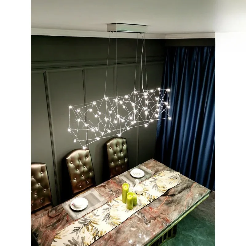 Gypsy Restaurant Chandelier Postmodern Simple Cafe Bar Front Desk Clothing Store Guangcube Decorative Lamps