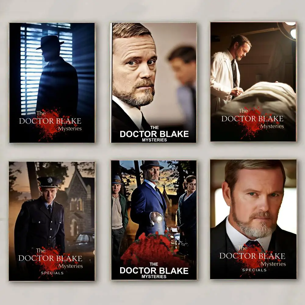 tv series T-The Doctor Blake Mysteries-S Poster Modern Wall Decal for Living Room Cafe Office Bar and Bedroom