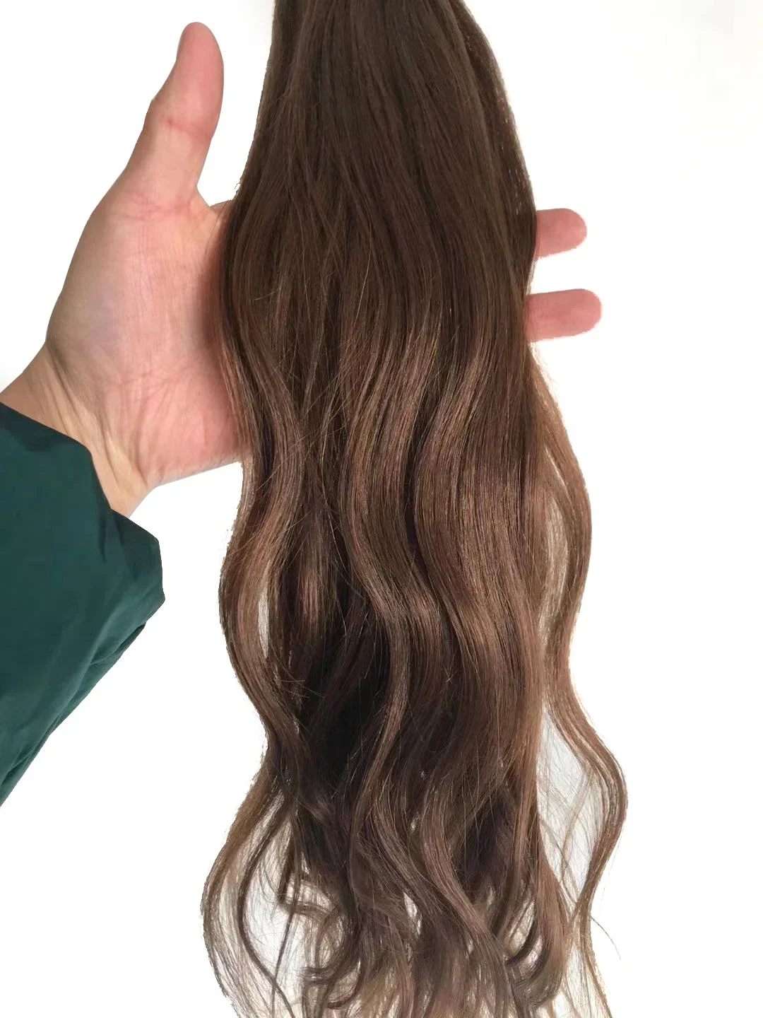 Vendite calde I più alti capelli russi piccolo rotolo di prodotti per l'estensione dei capelli con trama di piume bundle sulla linea di estensione dei capelli con linea di piume