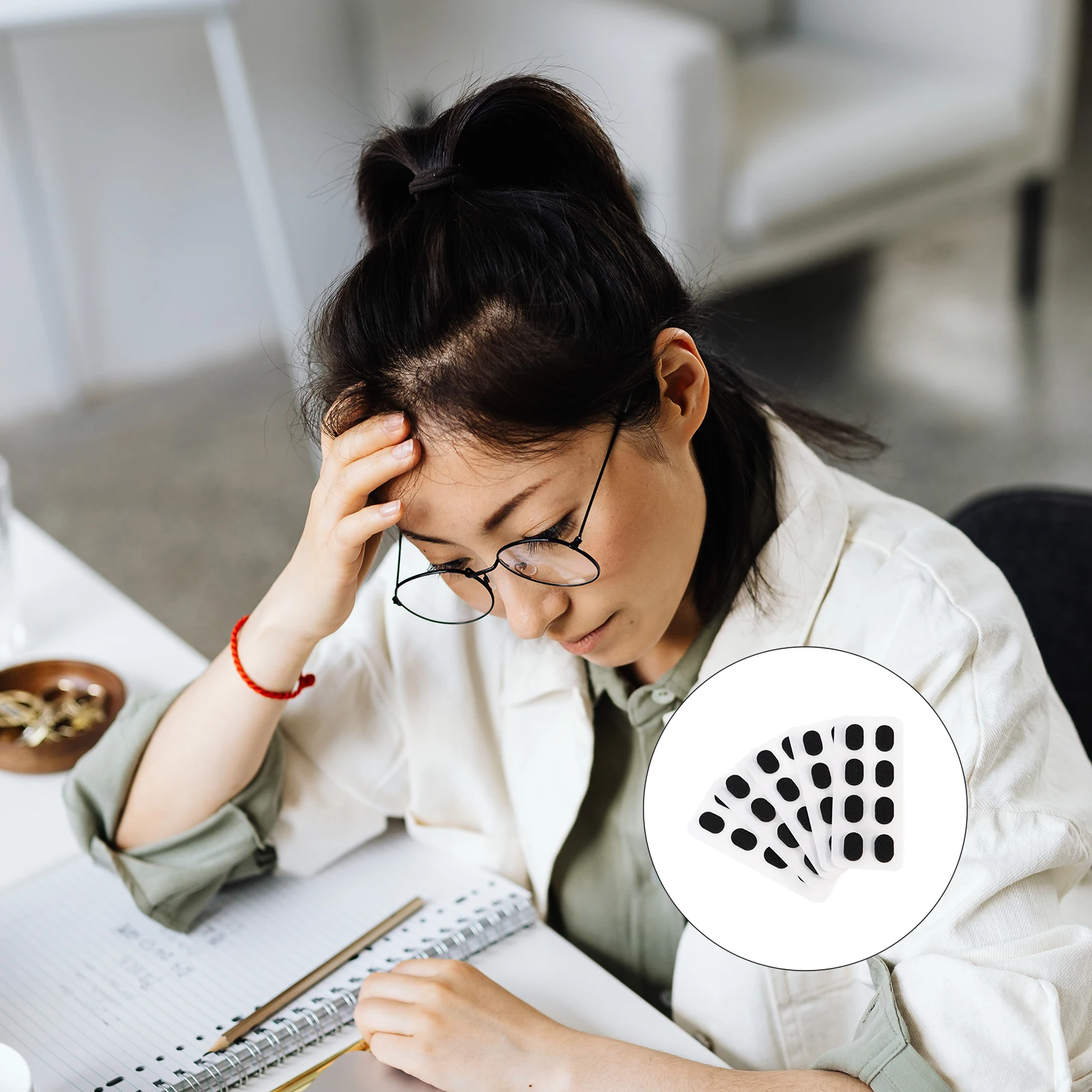 

80 Pairs 1.5mm Black Replaceable EVA Soft Nose Pads for Glasses Comfortable Anti Slip High Support Eyewear Accessories