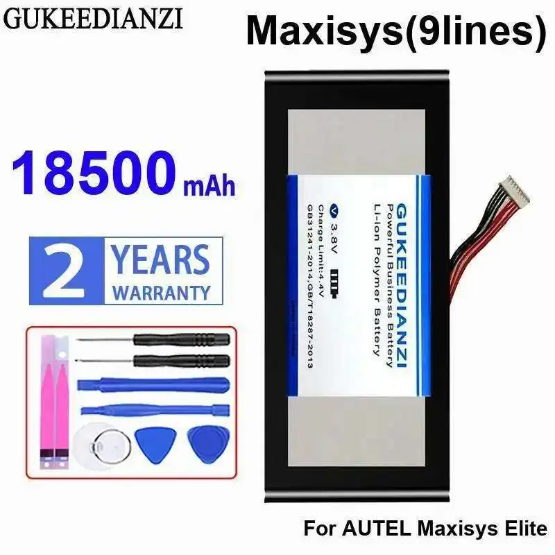 

For Autel Maxisys Elite High Compatibility Automotive Diagnostic Tool Battery 18500Mah 9Lines Premium Replacement
