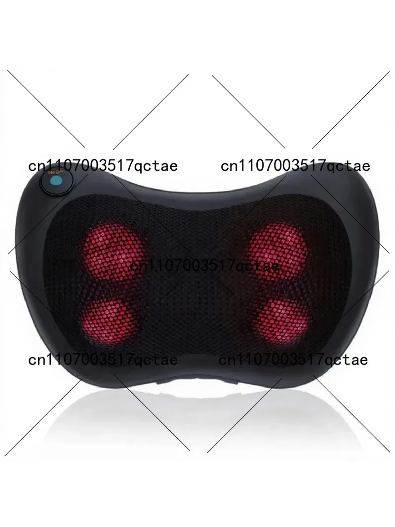 Smart Cervical Massage Pillow with Red Light Heating Kneading for Car Home Use Multifunctional Neck and Waist Massager