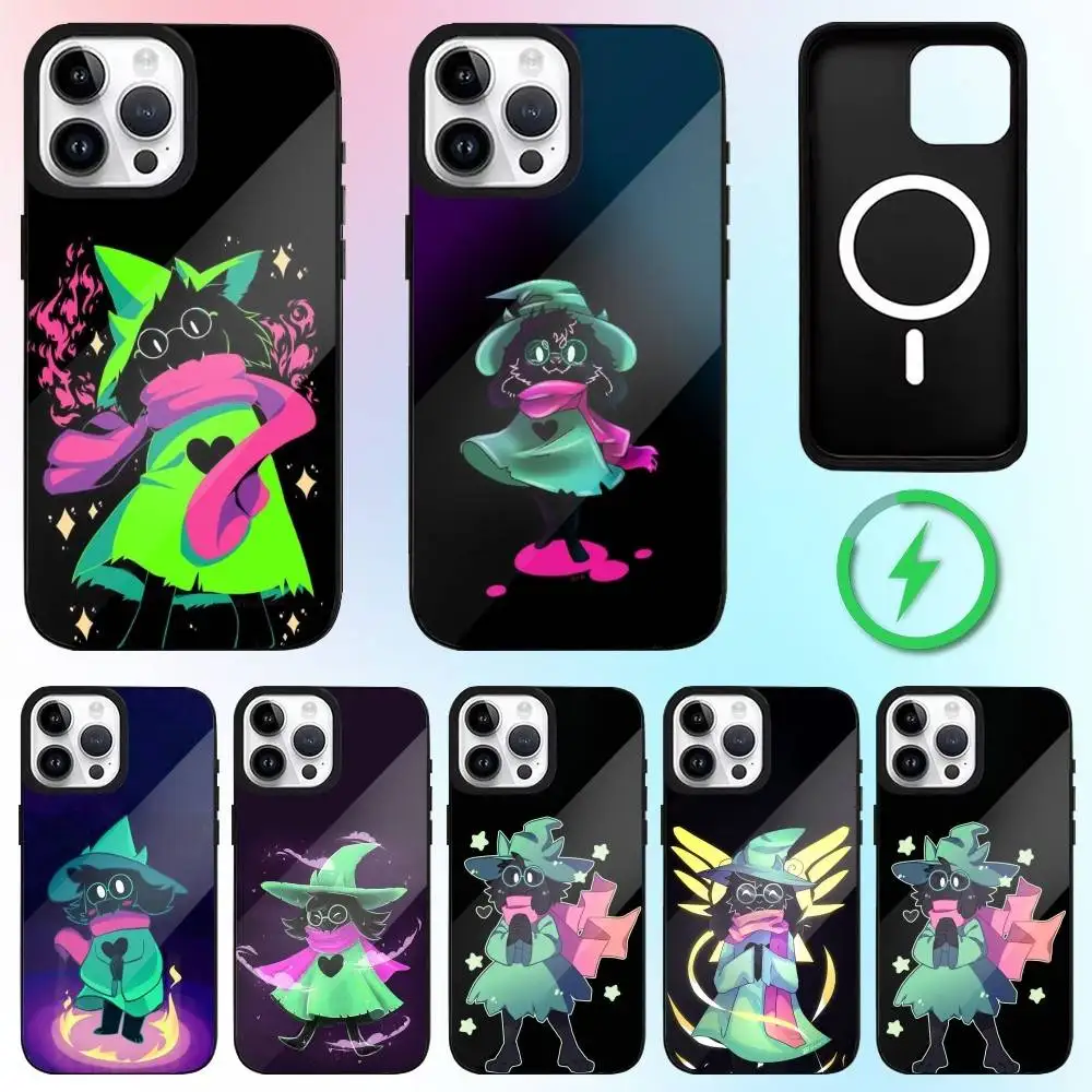 

Cute Art D-Deltarune R-Ralsei Phone Case For iPhone17,16,15,14,13,12,11 Plus,Pro Max Magnetic Magsafe Wireless Charging