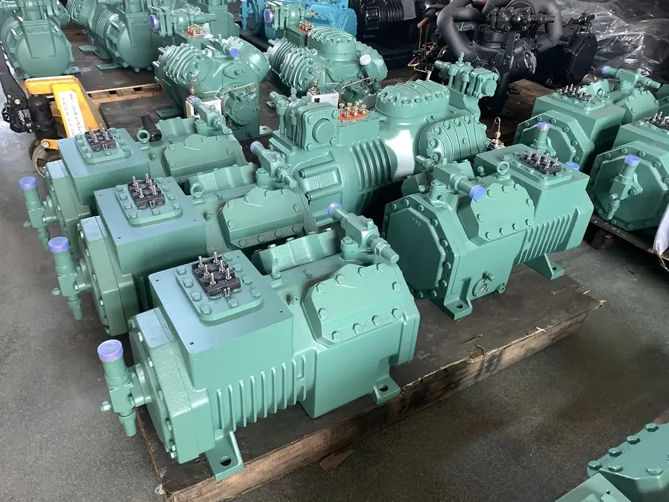 SC4YD-12.2 4NES-14 Semi-Hermetic Refrigeration Reciprocating Compressor 12 R22 R404 380-420/3/50 440-480/3/60 for Cold Room