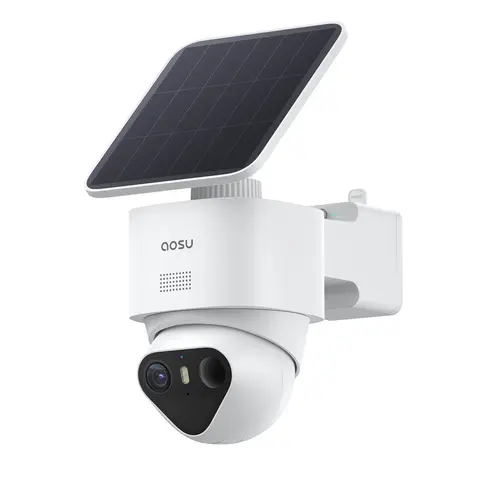 AOSU Ultra 8MP 9200mAh Solar Camera Wireless Outdoor Camera TrueColor Night Vision AI Triple Detection 360° Auto Tracking