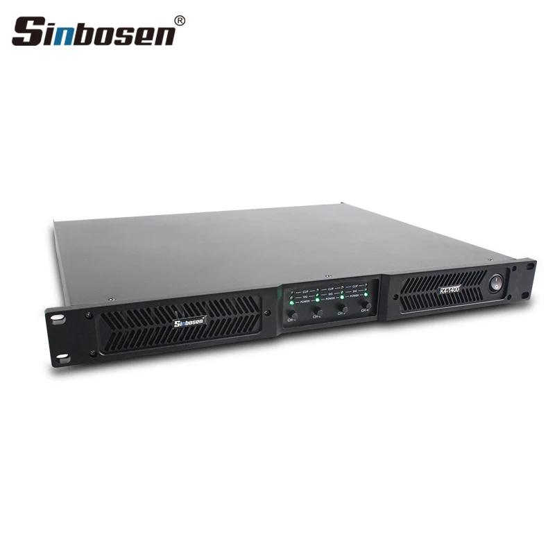 Sinbosen Professional digital karaoke class d power amplifier K4-1400 4 channel 1000w amplifier power