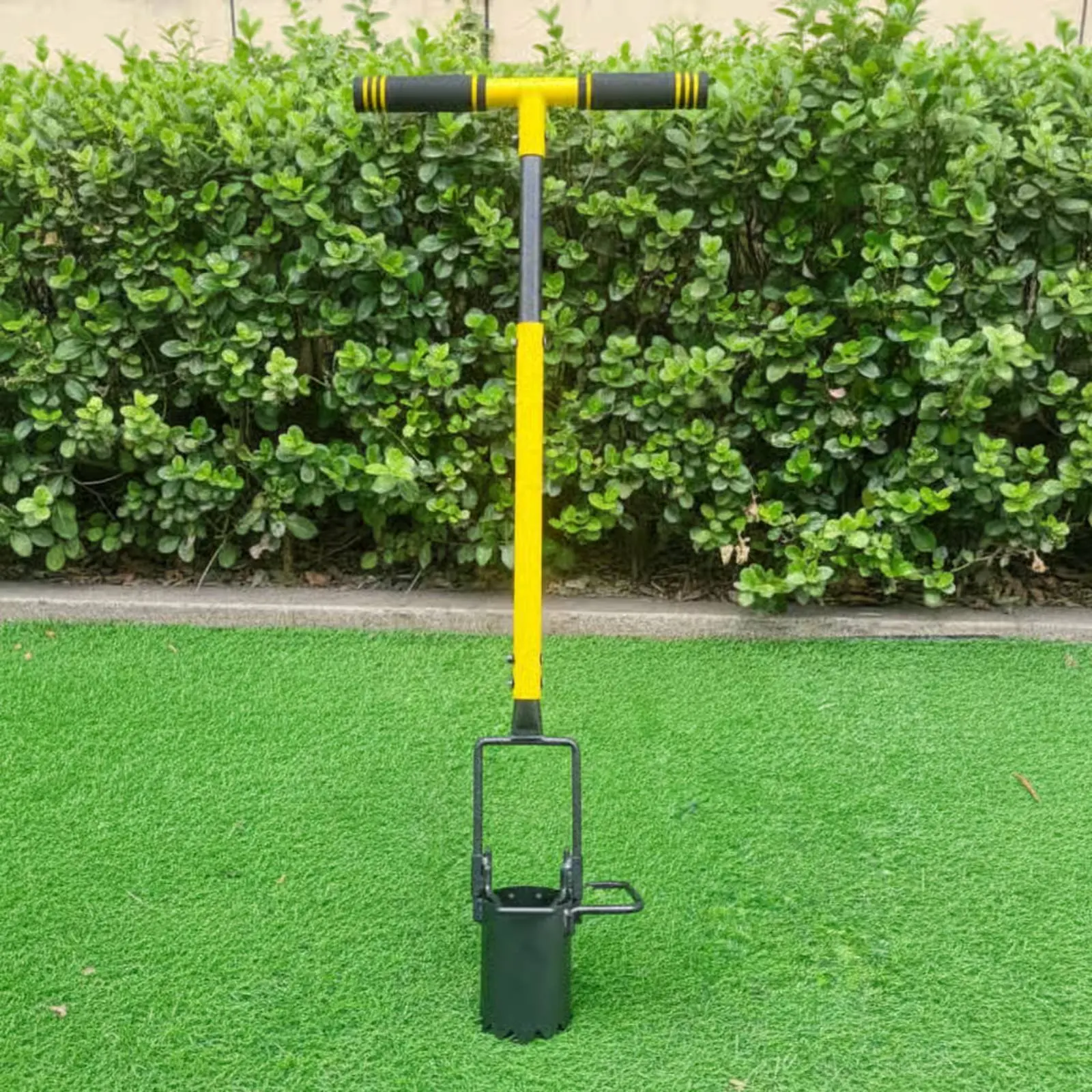 Seedling Transplanter Labor-Saving Corn Planting Shovel Soil Hole Digger Heavy Duty Soil Hole Digger Foot Pedal for Farmers