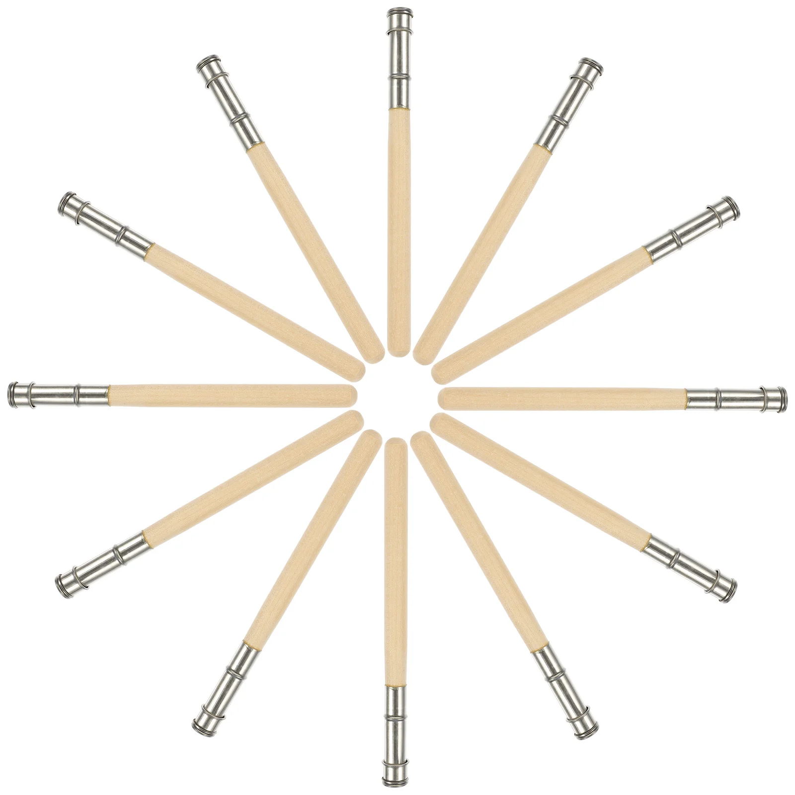 

12Pcs Pencil Extenders Reliable Drawing Pencil Lengtheners Convenient Sketch Tools for Office Home Artistic Creations