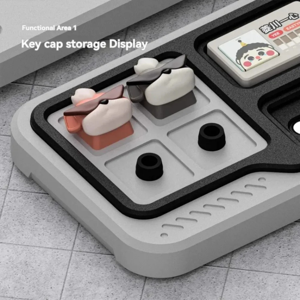 Tray01 Keycap Storage Tray Customizable Nameplate Display Box Mechanical Keyboard Accessories Multifunctional Desktop Organizer