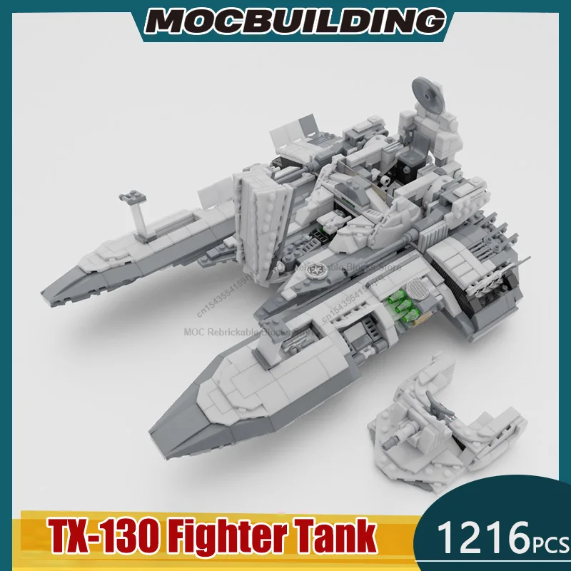 الإمبراطوري TX-130 دبابة مقاتلة نموذج MOC اللبنات لتقوم بها بنفسك تجميع الطوب التراص جمع عرض عيد الميلاد اللعب الهدايا 1216 قطعة