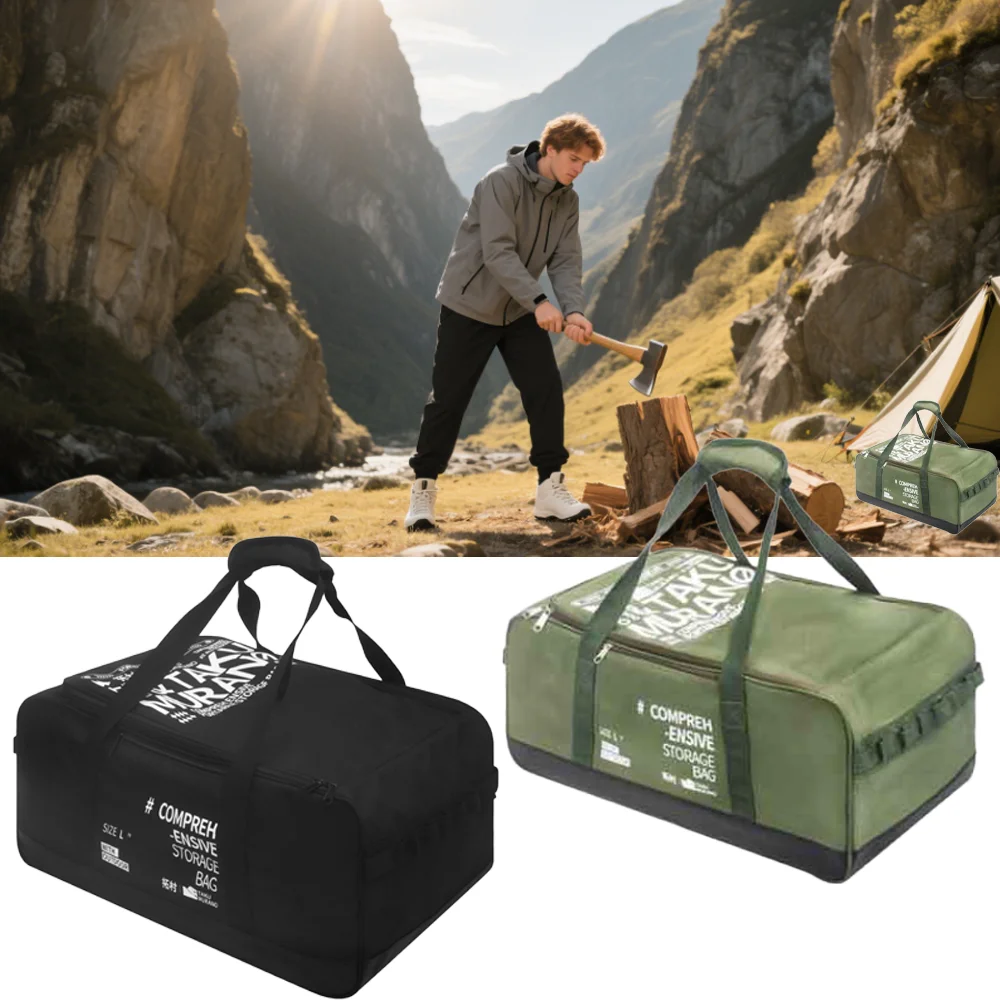 Camping equipment storage Bag  Armrest Organizer Portable 600D Oxford Camping Chair Armrest Storage Bag For Beach Fishing