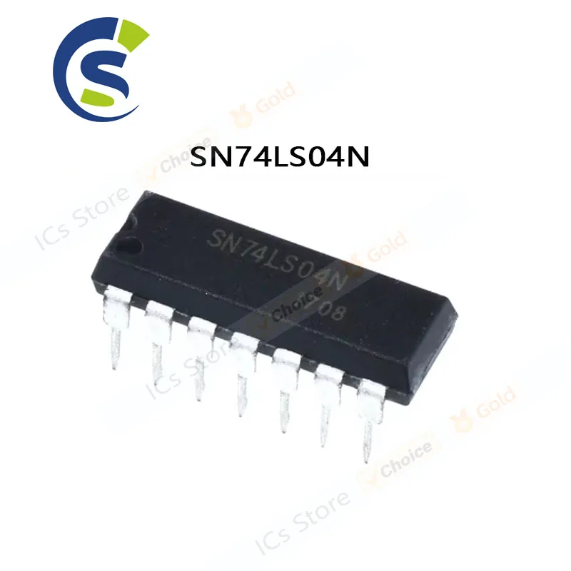 

100 шт. новые и оригинальные SN74LS04 74LS04N 74LS04 DIP-14 SN74LS04N
