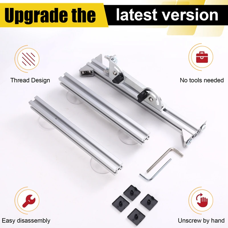 DIY Linear Actuator Bracket Adjustable Angle Linear Reciprocating Motor Bracket Foldable Stand With Suction Cup