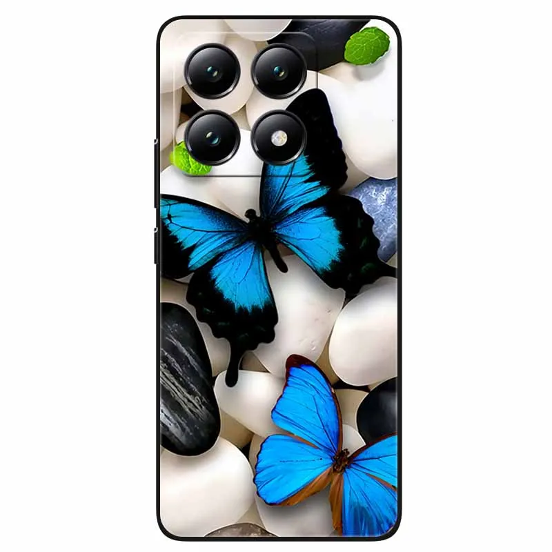 For ZTE Blade A35 Case Shockproof TPU Silicon Black Bumper Cover for ZTE Blade A55 4G Phone Cases Lovely Cute Cat Shells Fundas