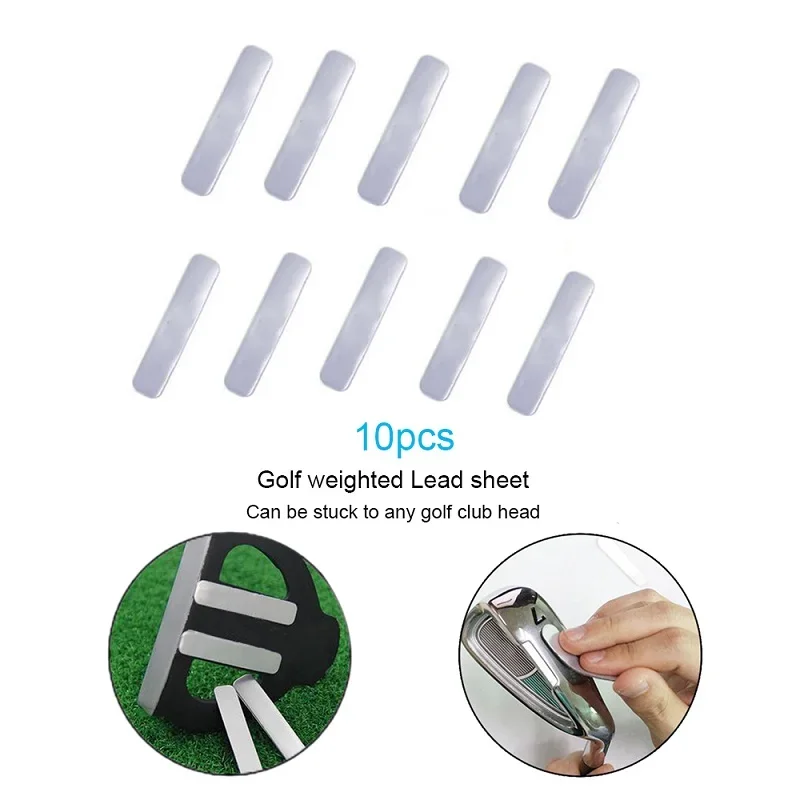 10pcs/lot Golf Weighted Lead Tape Weighted Tape Strips Add Weight Golf Club Equipment