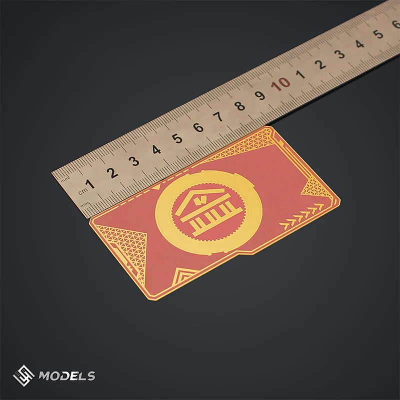 총싸움 게임 주변기기 금속 룸 키 금고 키 플레잉 카드 장난감 소장품 모든 금속 카드 친구를위한 선물