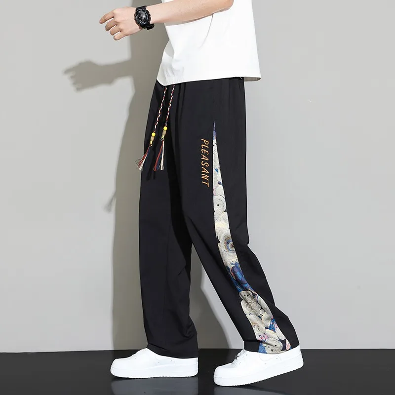 

2025 Men Pants Streetwear Sweatpants Joggers Hip Hop Loose Harajuku Trousers Joggers Y2k Man Sweat Pants Harajuku Sport Loose