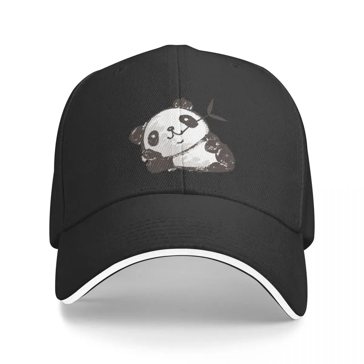 

Panda that is relaxing Baseball Cap Hat men fishing caps man Streetwear Mens Women's